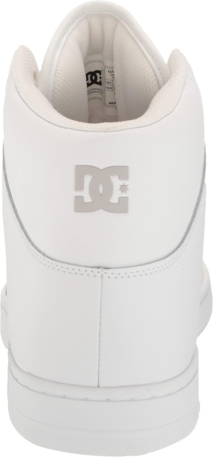 Мужские кроссовки DC Shoes Manteca 4 Hi высокие для скейтборда, белый — фото 3