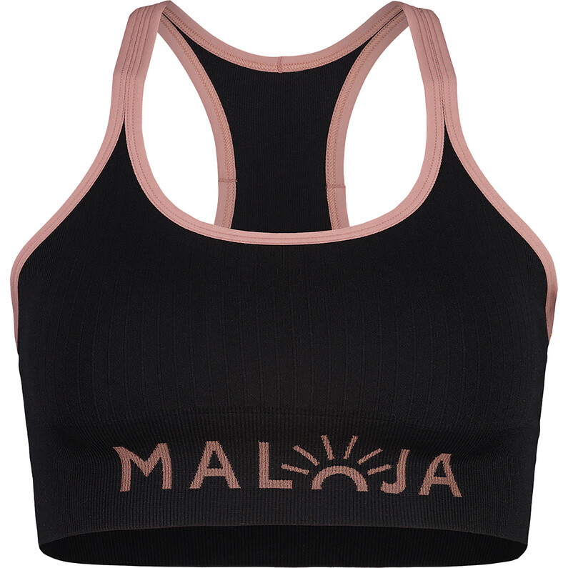 

Дамы Симона М Спортивный бюстгальтер Maloja, черный
