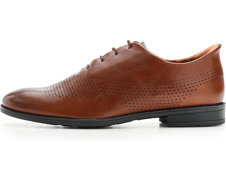 Мужские оксфорды Marc Joseph New York East Road (Hands Free Technology), Cognac Faux Leather — фото 4