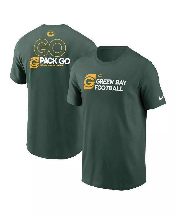 

Мужская зеленая футболка Green Bay Packers Outline Nike