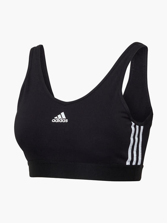 

Укороченный топ Adidas, черный