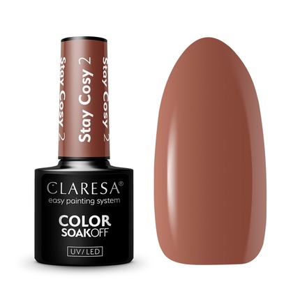 

Гибридный лак для ногтей Stay Cosy No.2 5 г Claresa