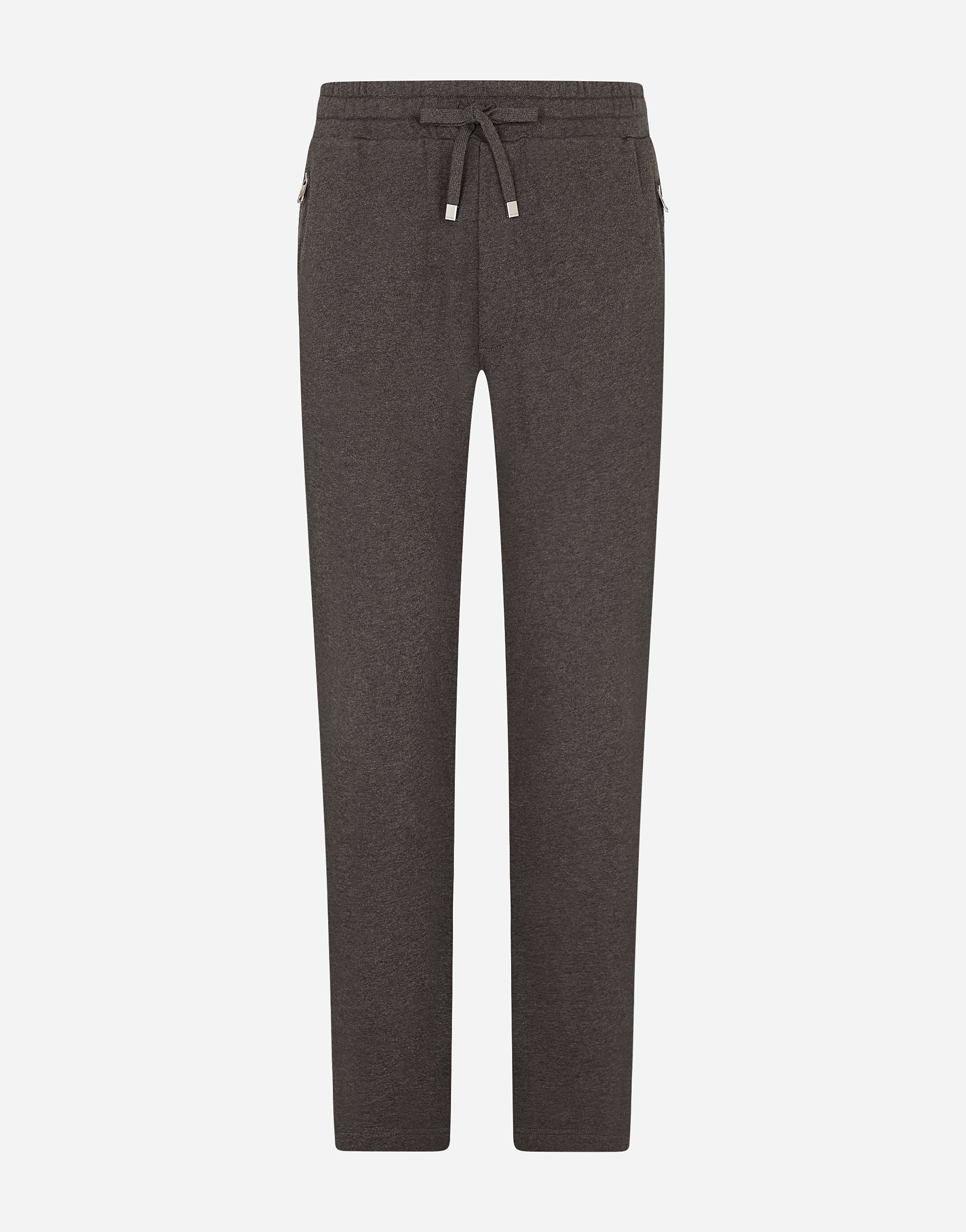 

Хлопковые спортивные штаны Dolce & Gabbana, серый