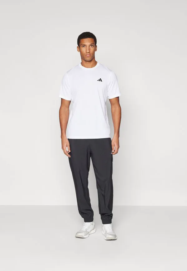 Брюки-Карго essentials с небольшим логотипом cargp Adidas Sportswear, Black White — фото 2