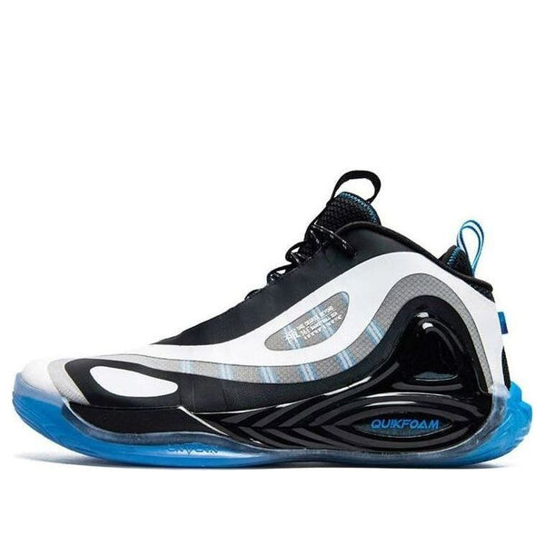 

Кроссовки x aaron gordon qu!ck foam basketball shoes 'white black blue' 361 Degrees, белый