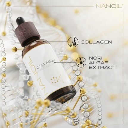 Сыворотка Nanoil — Collagen Face Serum Разглаживающая и омолаживающая антивозрастная с коллагеном — фото 3