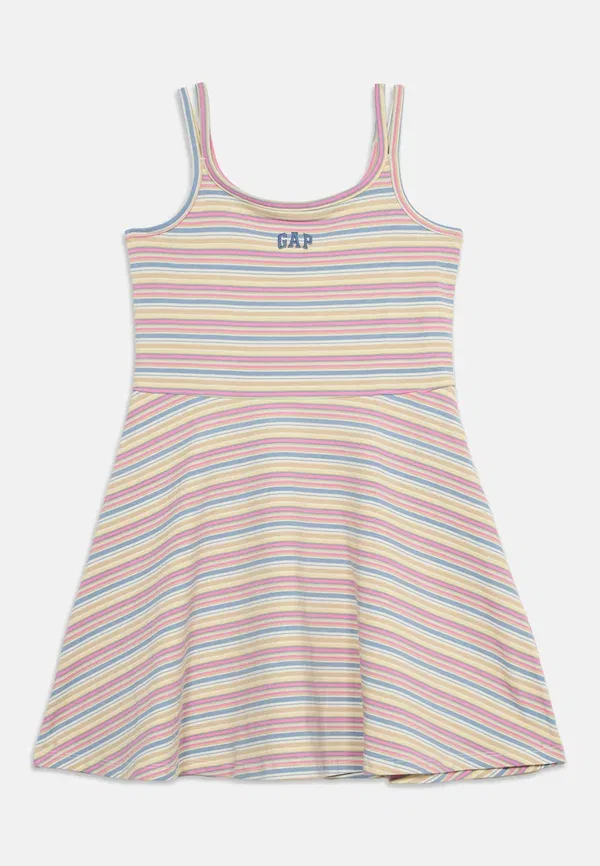 Платье-футболка Logo tank dress jersey dress Gap, разноцветное — фото 3