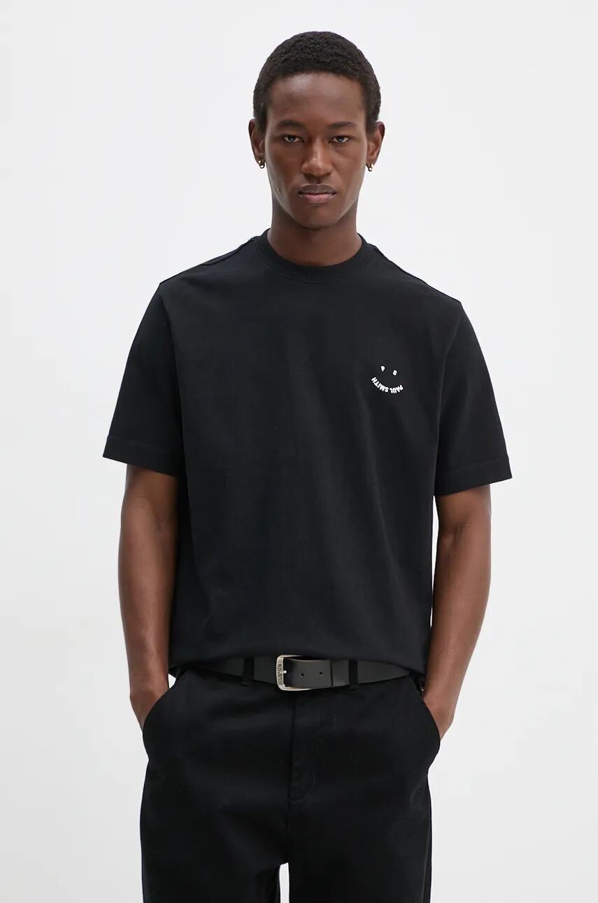 

Хлопковая футболка PS Paul Smith, черный