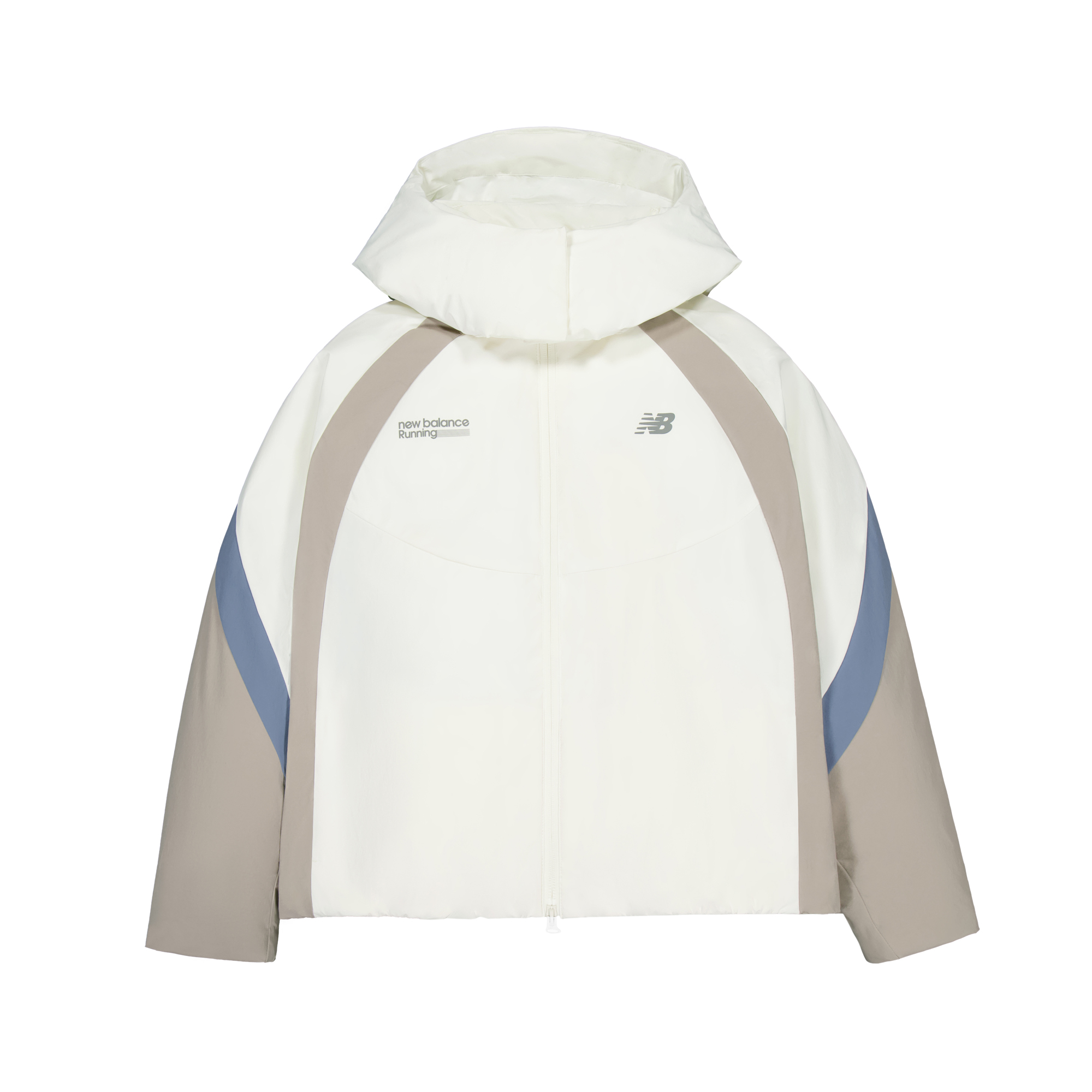

New Balance Гиперспортивная куртка женская слоновая кость белая, Ivory White