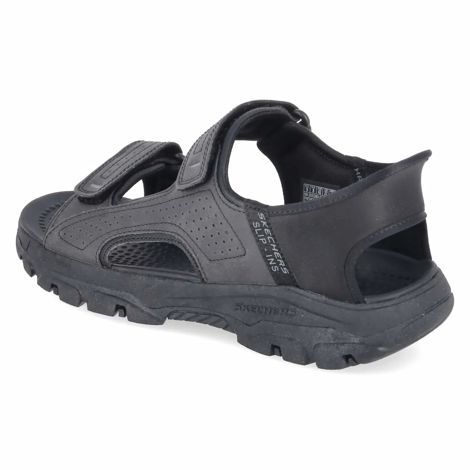 Трекинг-сандалии на кожаной подкладке Skechers, коричневый — фото 3