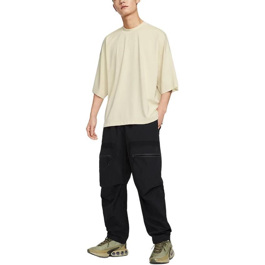 Nike Футболка Sportswear мужская Light Khaki/Black — фото 3