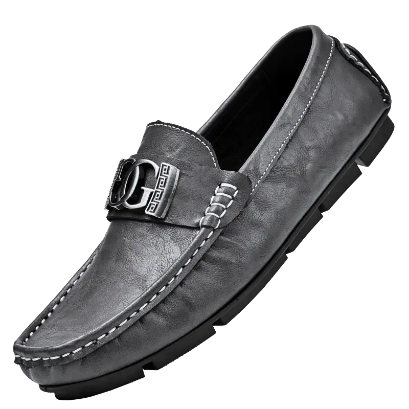 

KUPE Мокасины мужские серые, цвет Gray