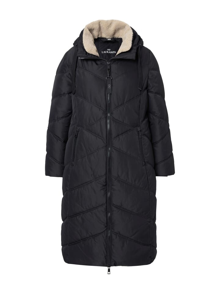 

Стеганая куртка LAURASØN Steppjacke, черный