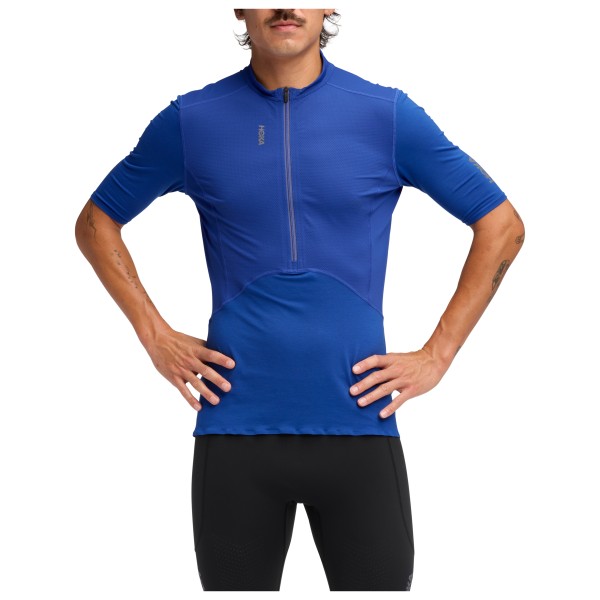 

Футболка для бега Skybreeze с короткими рукавами и молнией Hoka, Ultramarine