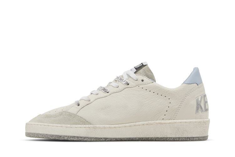 Кроссовки Golden Goose Wmns Ball Star White Blue Fog, белый — фото 3