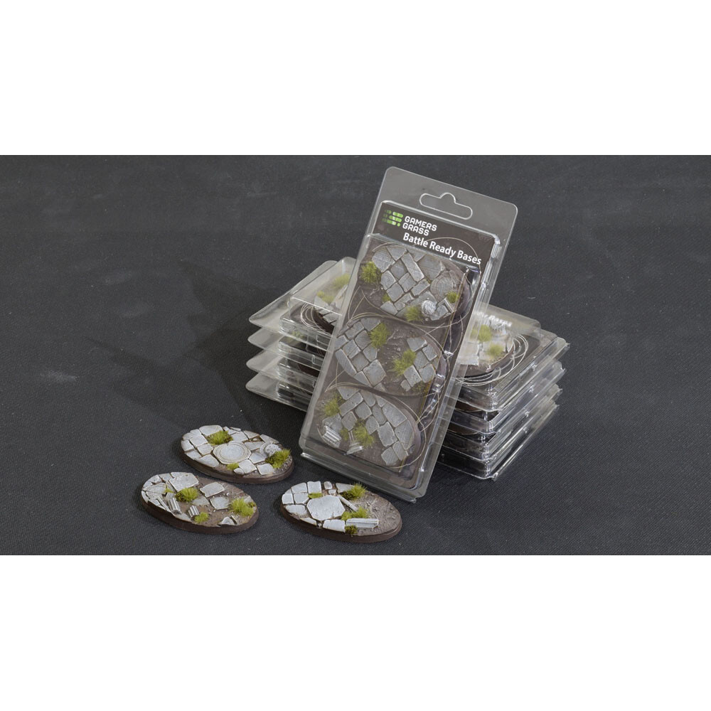 

Аксессуары Gamers Grass Battle Ready Bases: Temple - Oval 75mm (3)