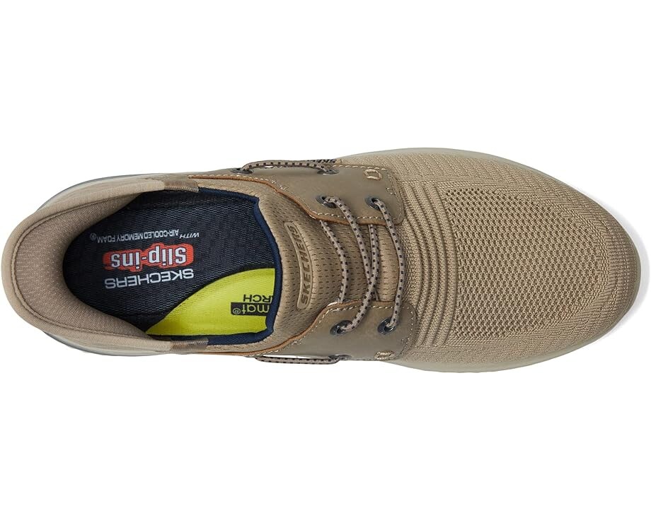 Кроссовки SKECHERS Delson 3.0 Roth Hands Free Slip-Ins, цвет Taupe — фото 2