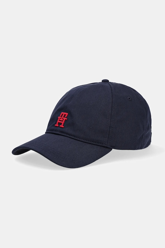 

Хлопковая кепка с козырьком Tommy Hilfiger, темно-синий