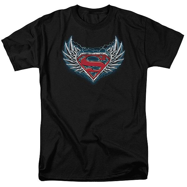 

Футболка с коротким рукавом Superman steel wings logo Licensed Character