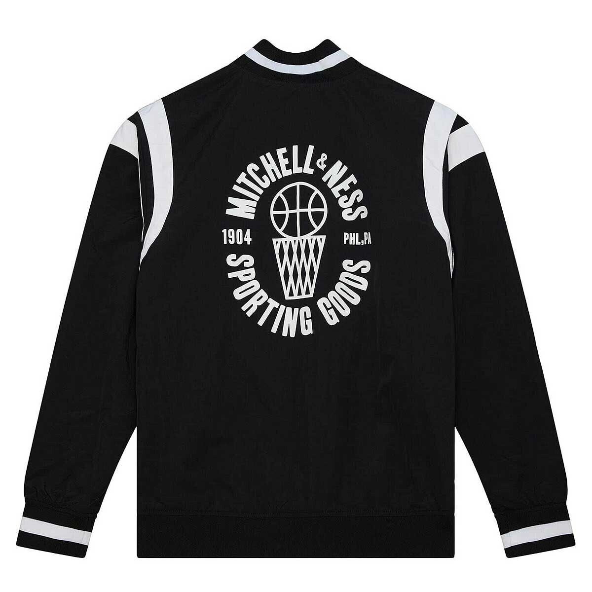 

Тренировочная куртка WARM UP JACKET Mitchell And Ness, цвет Schwarz/Weiß