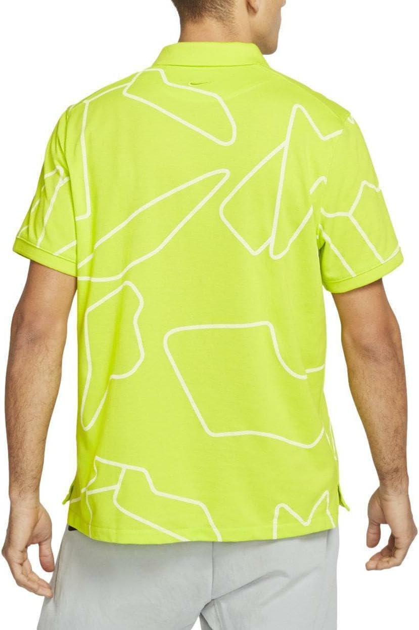 Мужская рубашка-поло для гольфа с узором Nike The Polo, Cyber — фото 2