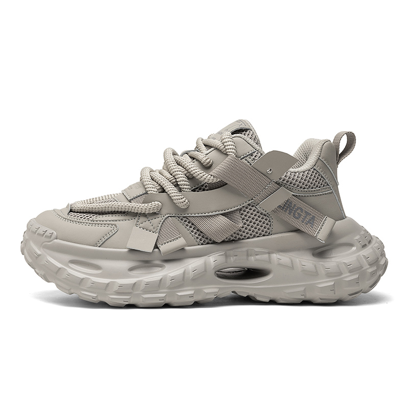 

Кроссовки Anti-Slip Wear-Resistant Low-Top Chunky Sneakers Men's Gray YIVELOVE, Gray