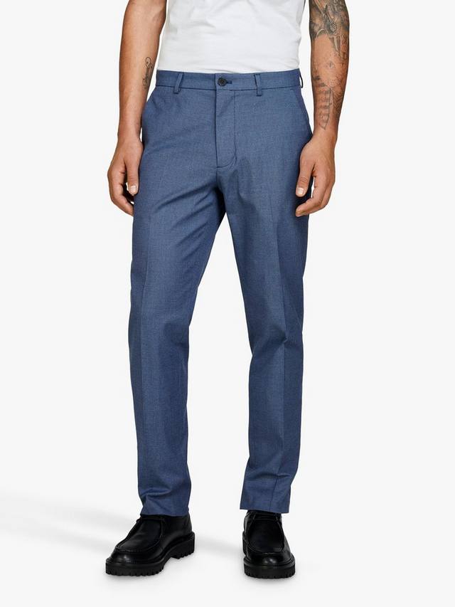 

Окрашенные брюки для одежды обычного покроя SISLEY, цвет Grey Blue