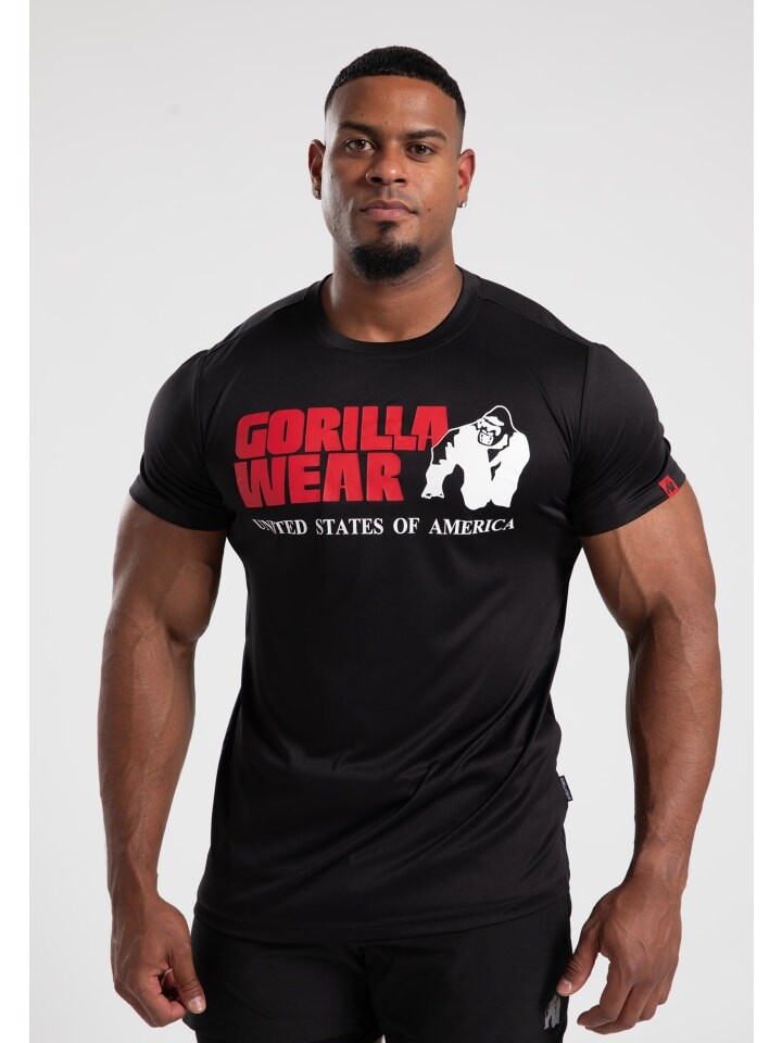 

Функциональная рубашка Gorilla Wear Klassisches Trainings-T-Shirt - Schwarz
