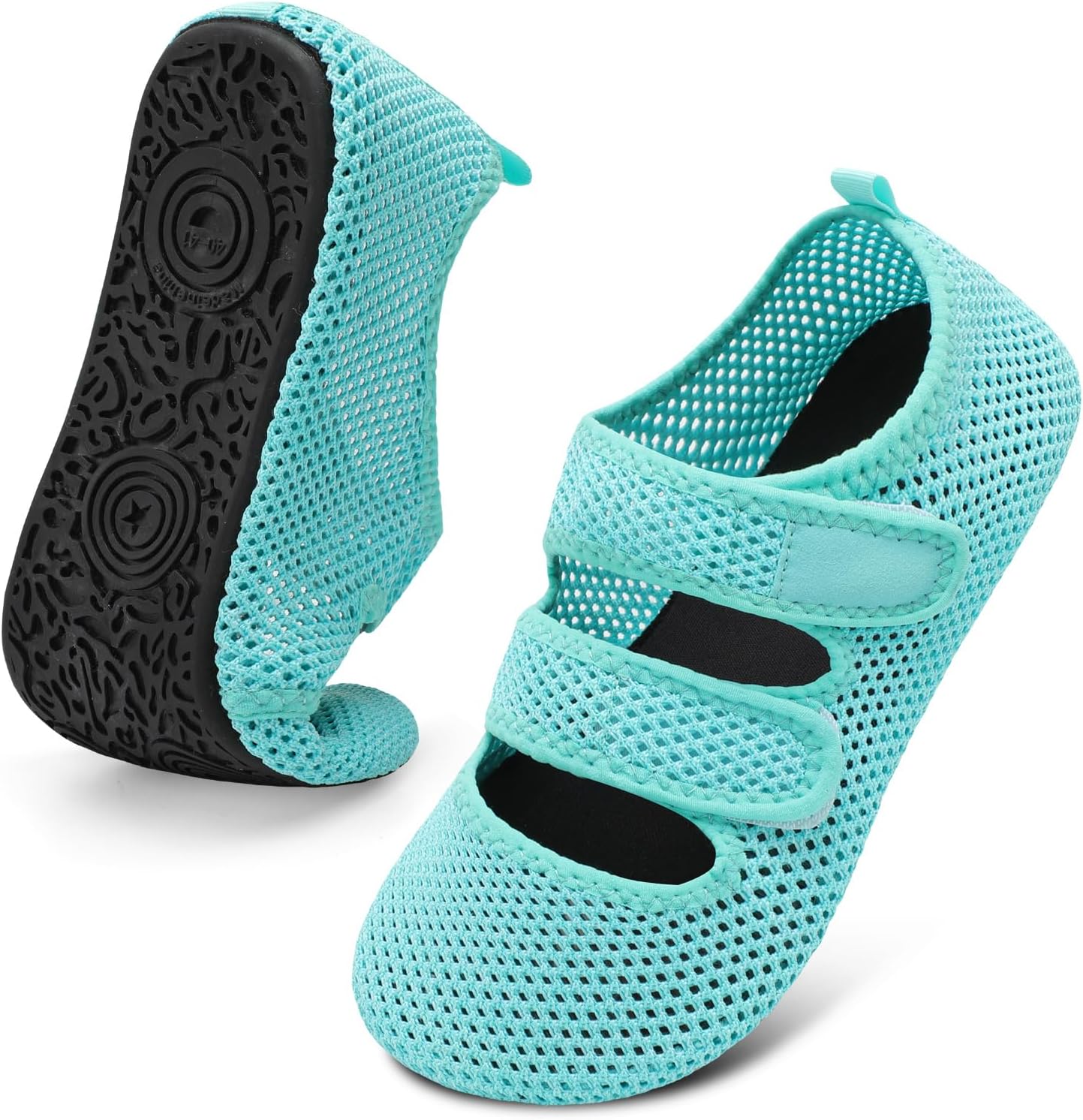 

Обувь для воды Barerun для женщин и мужчин, широкая, пляжная, плавательная, аквааэробика, быстросохнущие, для бассейна, реки, моря, сандалии, нескользящие, светло-зеленый