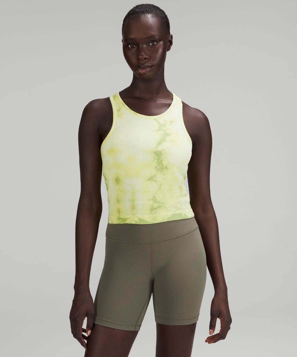 

Укороченная майка с открытой спиной Ebb to Street Lululemon