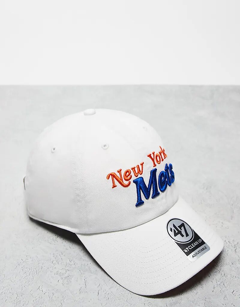 

Кепка New York Mets в белом цвете 47 Brand
