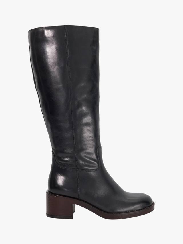 Кожаные ботинки Tammies Chunky до колена Dune London, Black
