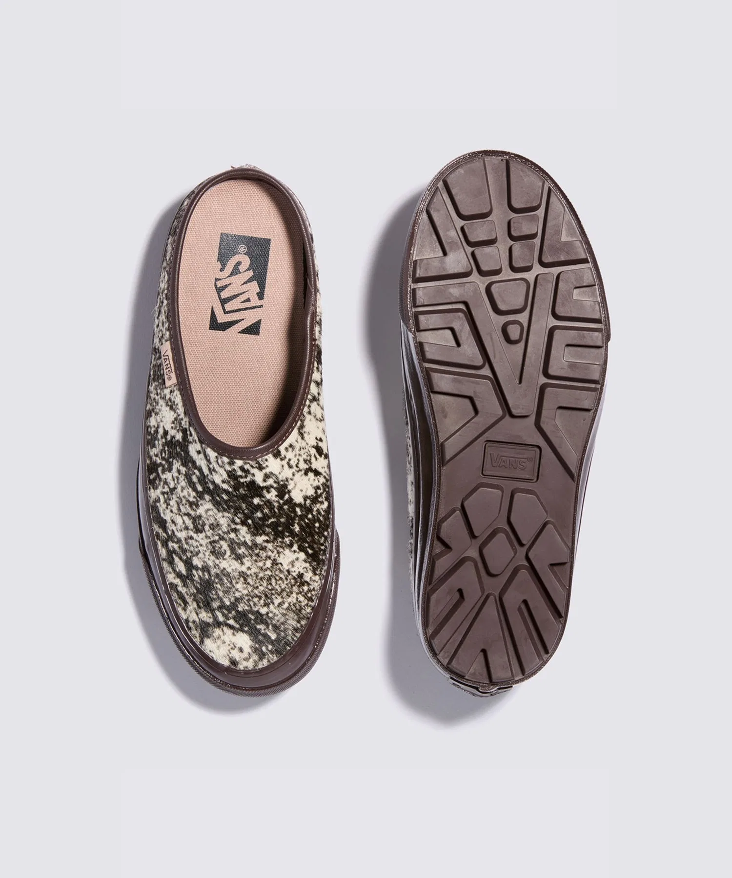 Унисекс мюли VANS PREMIUM Style 17 из натуральной кожи с узором пони CHO — фото 3