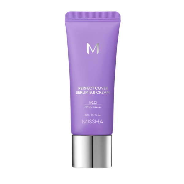 

BB-крем с сывороткой для лица с spf50+ pa++++ no. 23, 20мл Missha M perfect cover serum bb cream, цвет 23 natural beige