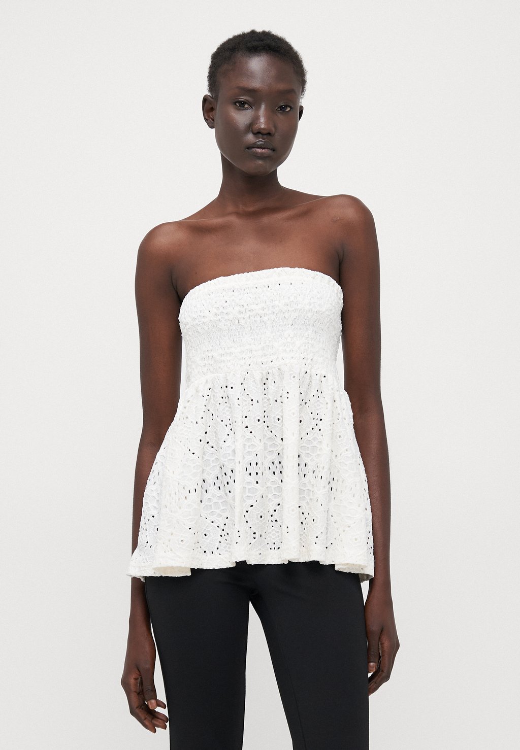 

Топ ONLLUZ 2 WEAR ONLY Tall, кремовый