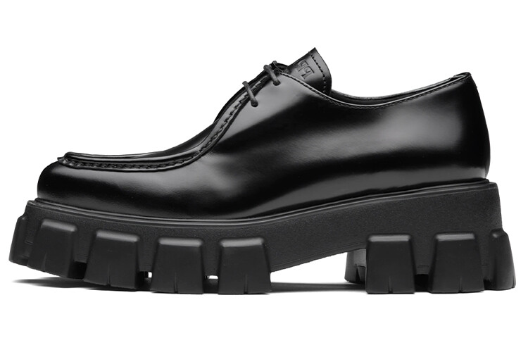 

Женские лоферы Prada Monolith, черный