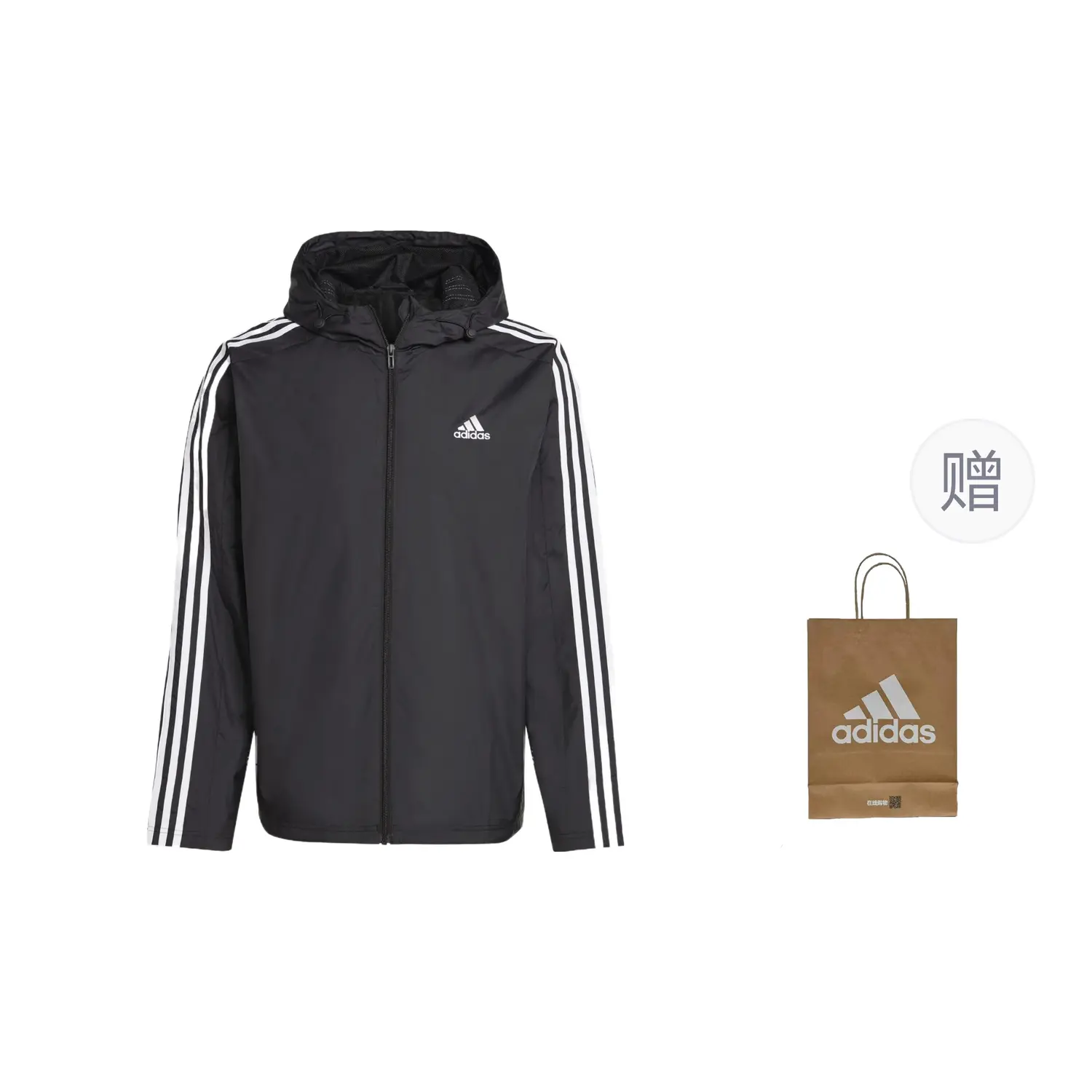 

Куртка мужская черный Adidas