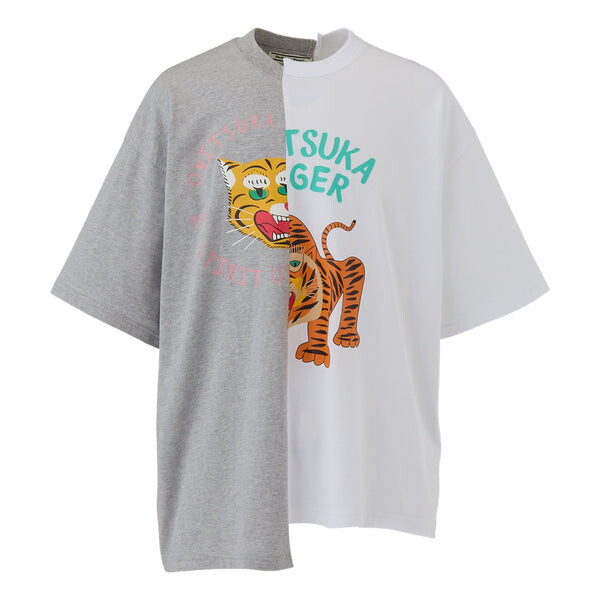 

Футболка graphic t-shirt 'white grey' Onitsuka Tiger, белый