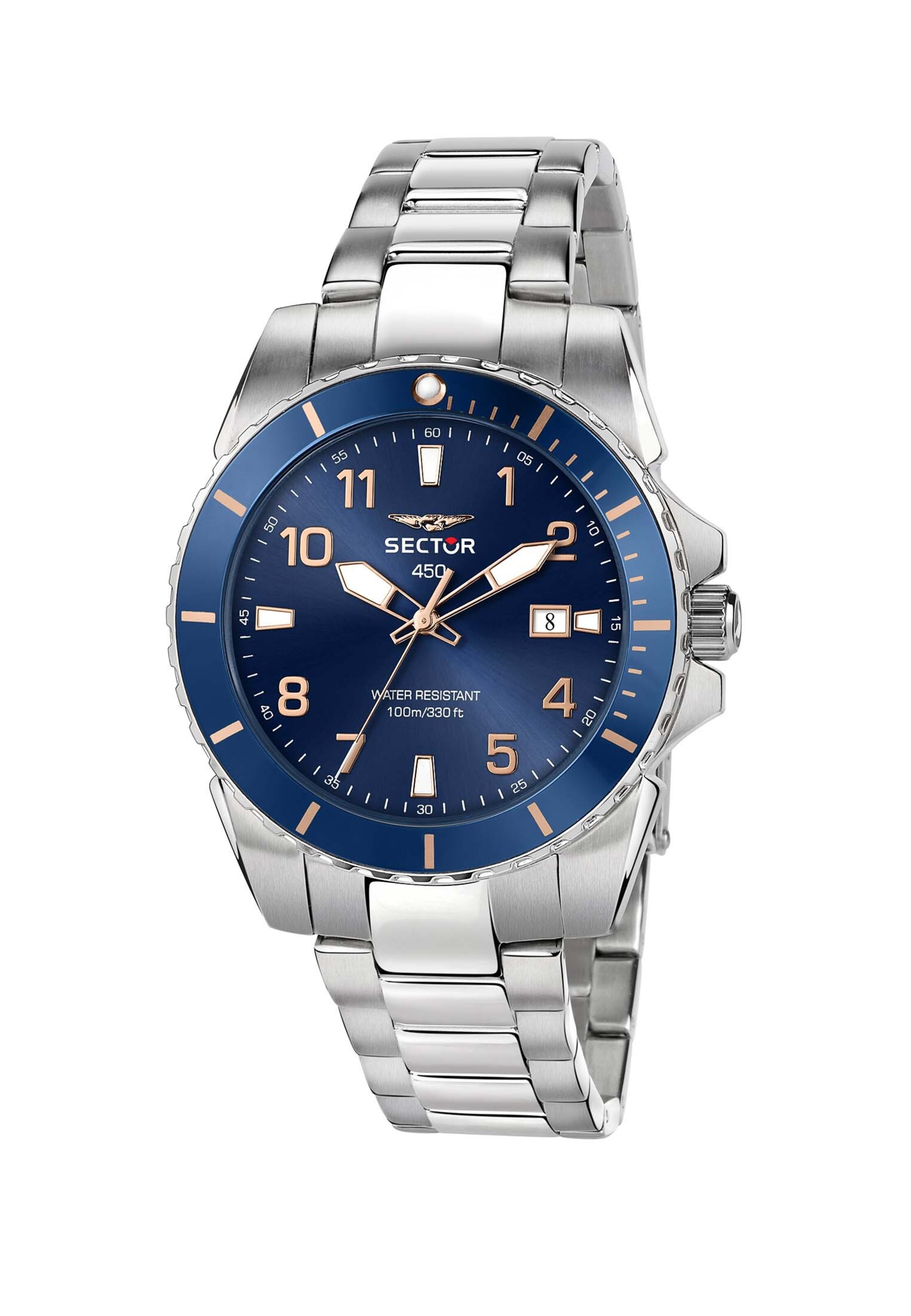 

SECTOR Серебряные аналоговые часы