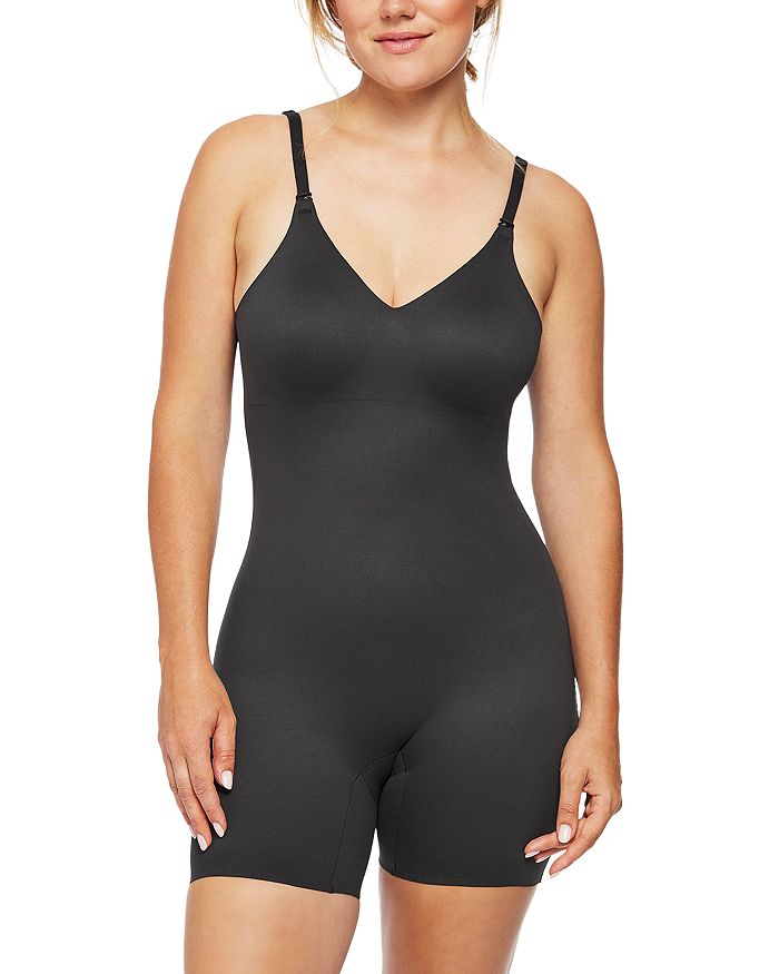 

Боди с низкой спинкой и длиной до середины бедра Dress Rehearsal TC Fine Intimates, черный