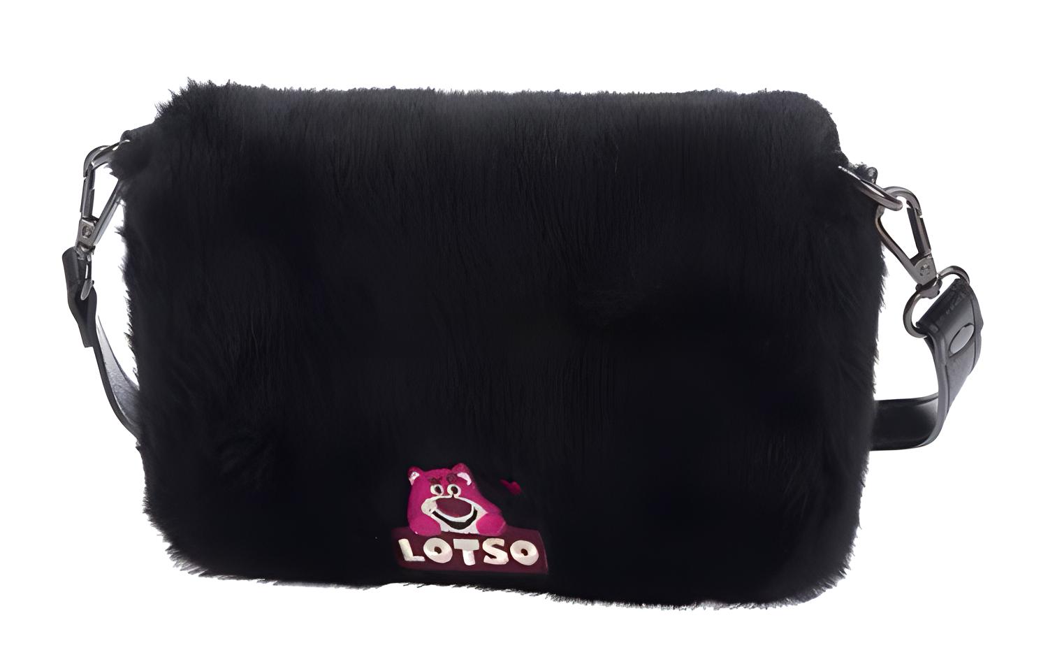 

Плюшевая наплечная сумка LiNing Disney Collaboration спортивная сумка через плечо обычная женская черная