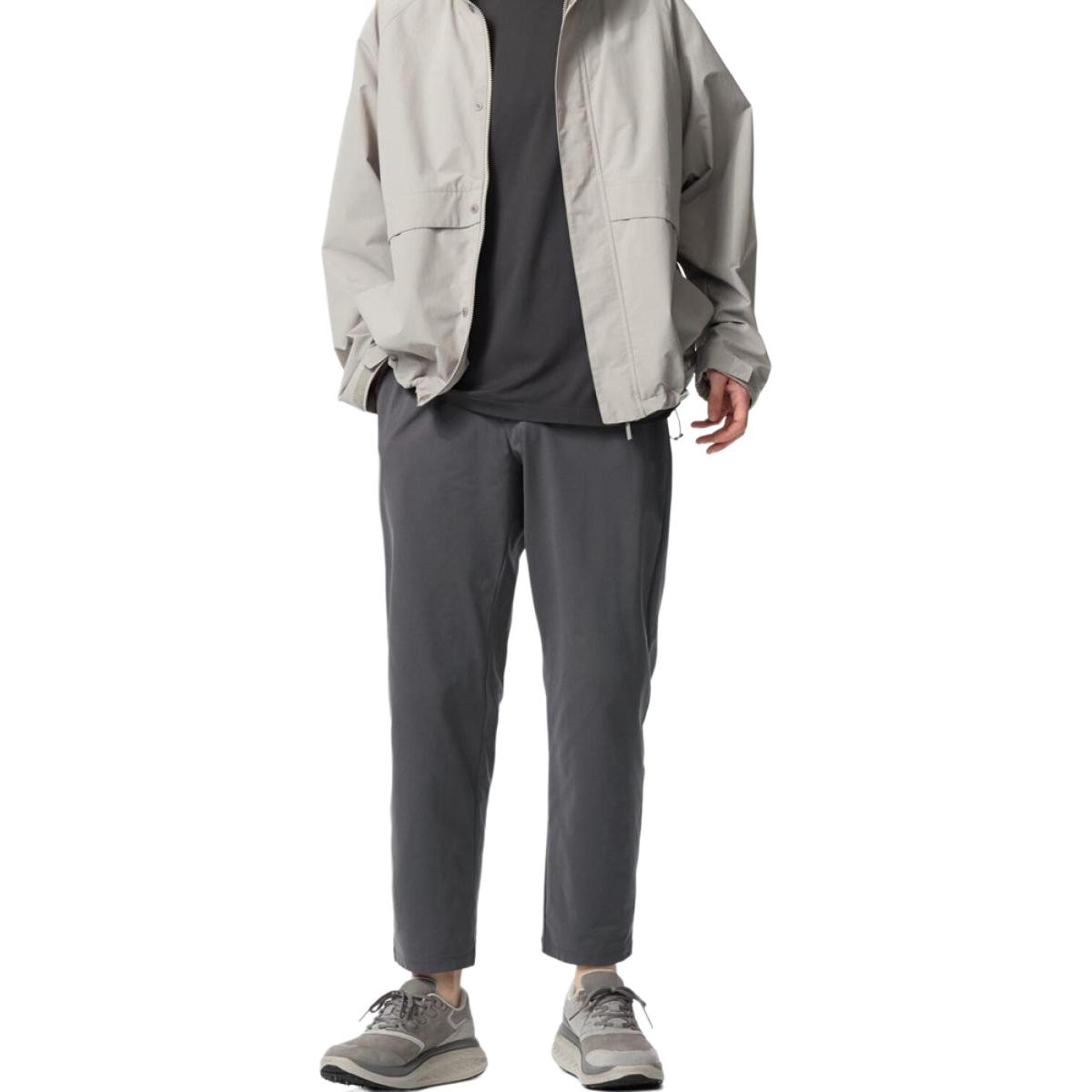 Повседневные брюки унисекс Asphalt Gray UNIQLO, серый — фото 4