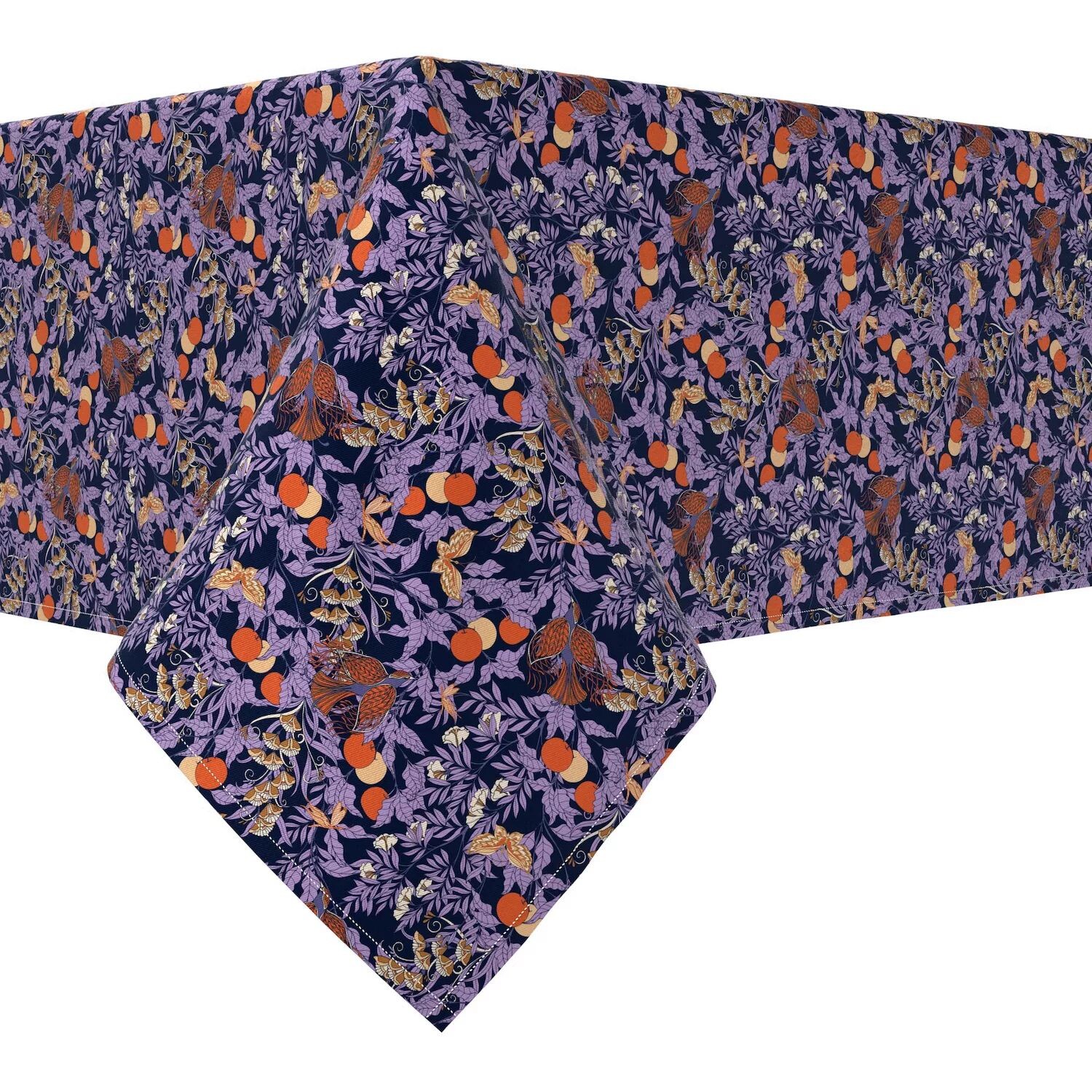 

Прямоугольная скатерть, 100 % хлопок, 52x120 дюймов, цветочный 36