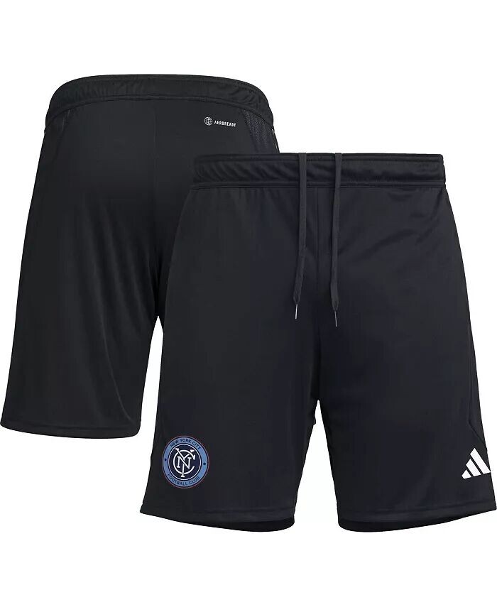

Мужские черные тренировочные шорты New York City FC 2023 AEROREADY Adidas