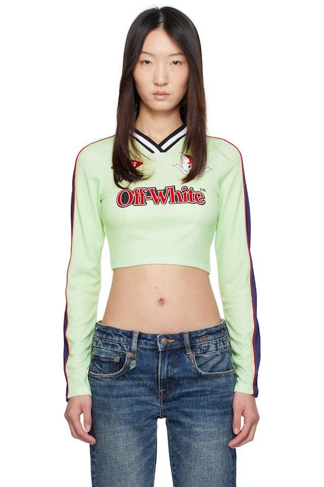 

Футболка с длинным рукавом Off-White, мультиколор