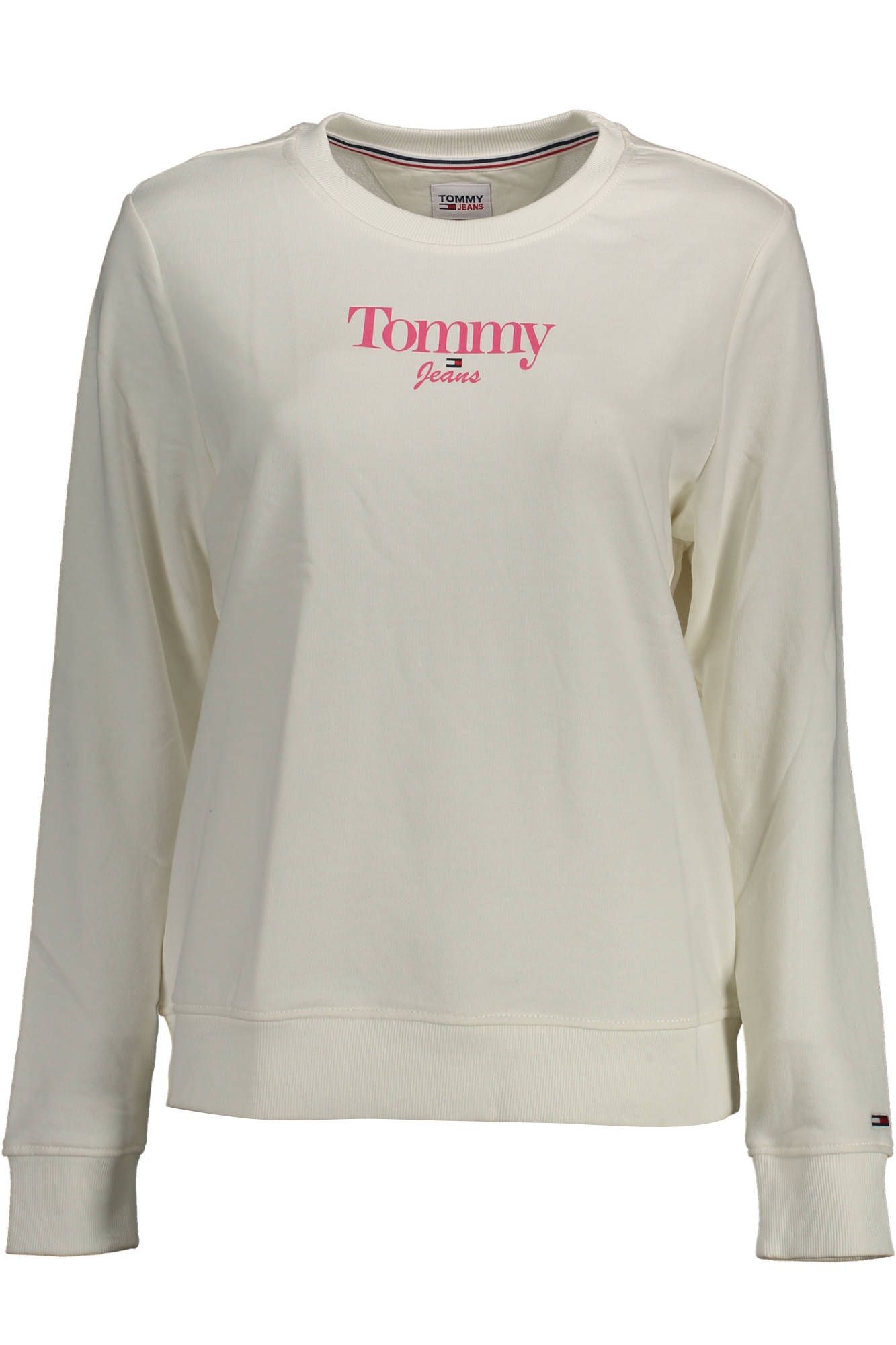 

Белый хлопковый женский свитер Tommy Hilfiger