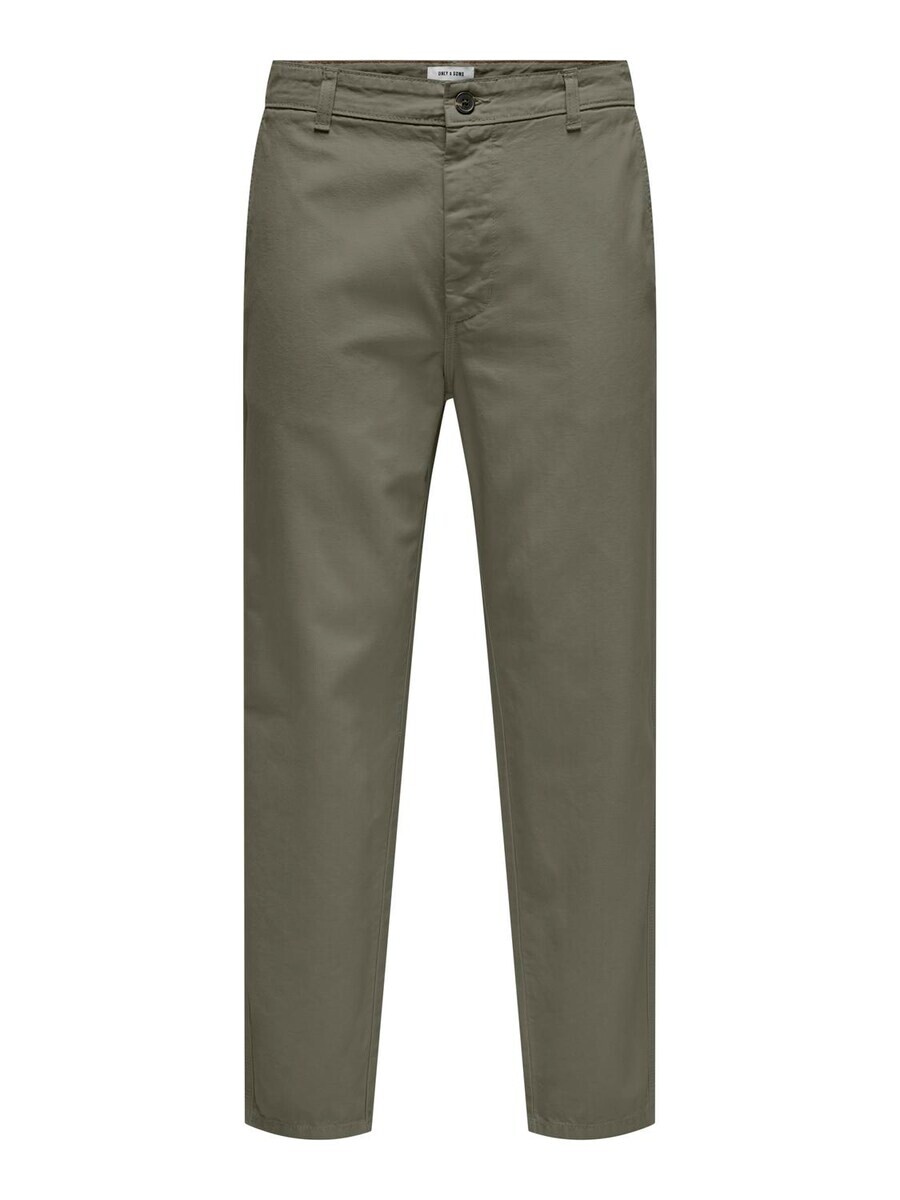

Брюки чинос Only & Sons Tapered Chino Pants ONSLOU, оливковый