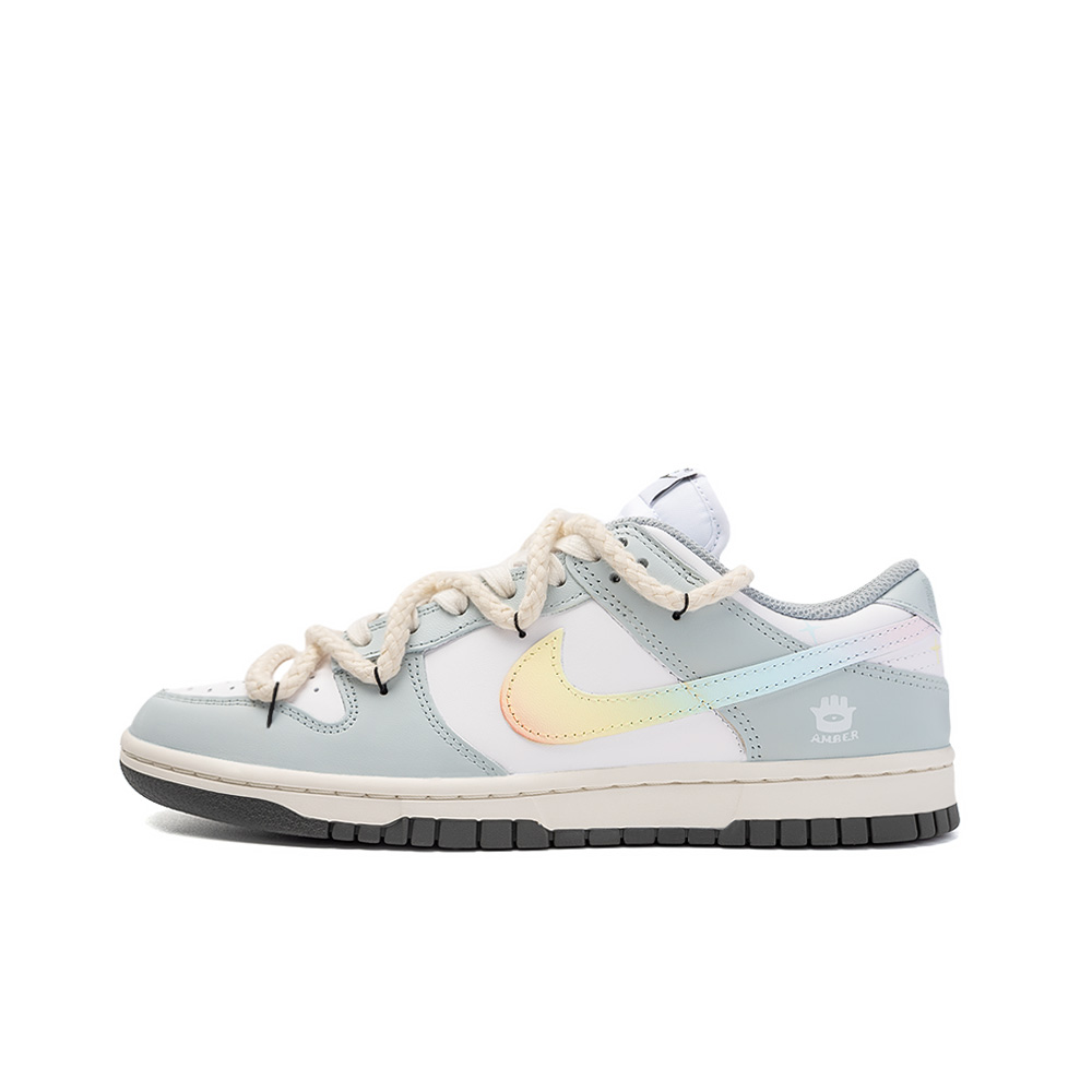 

Кроссовки Nike Dunk Skateboarding Shoes Women's Low-top Yellow, синий