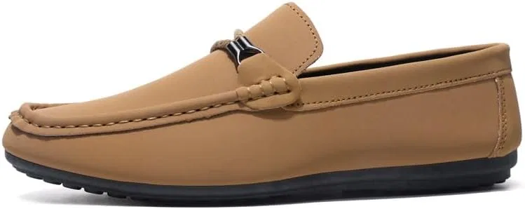 Лоферы мужские квадратный носок, Moccasins, Khaki PUGHGAETZF — фото 2