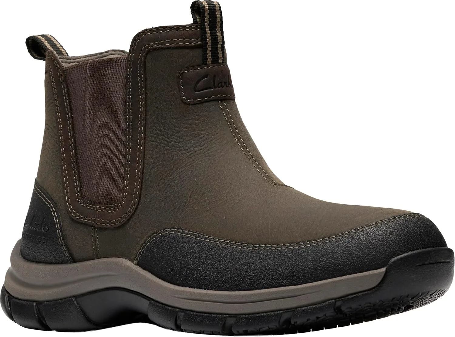Ботинки челси Clarks Walpath Easy, серо-коричневый